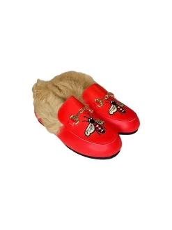 Queen Bee Faux Fur Loafer -Lola + The Boys footwear queen bee faux fur loafer lola the boys 29669752766566