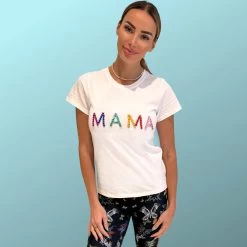 Women's Gems MAMA T-shirts -Lola + The Boys gems mama tshirt lola the boys 28856960712806