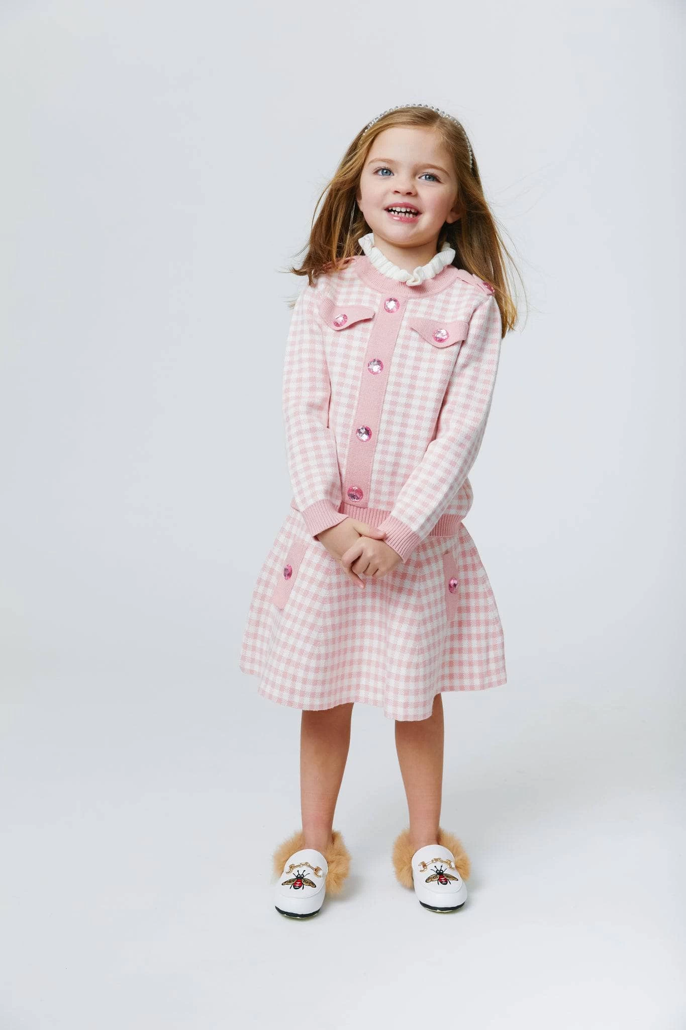 Gingham Gem Sweater Set 5 Gingham Gem Sweater Set - Image 3