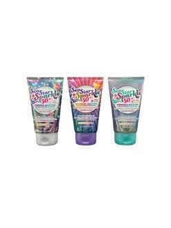 Sunshine Glitter Sun Protector -Lola + The Boys glitter sun protector lola the boys 29538571583590