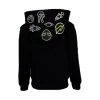 Glow In The Dark Alien Hoodie 1 Glow In The Dark Alien Hoodie -Lola + The Boys glow in the dark alien hoodie lola the boys 29661652713574
