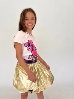 Goldie Foil Skirt -Lola + The Boys goldie foil skirt lola the boys 28897637236838
