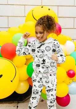 Graffiti Ice Cream Hoodie Set -Lola + The Boys graffiti ice cream hoodie set lola the boys 29145203769446