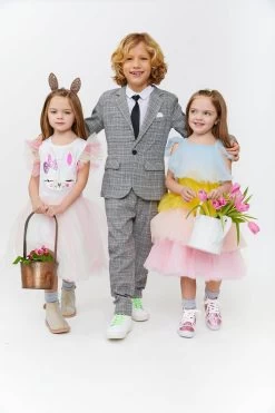 Gray Plaid Piece Suit 19 Gray Plaid Piece Suit -Lola + The Boys gray plaid piece suit lola the boys 29500227616870