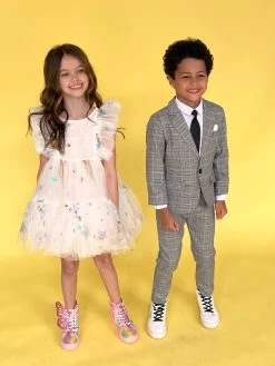 Gray Plaid Piece Suit 26 Gray Plaid Piece Suit -Lola + The Boys grey plaid piece suit lola the boys 28806133416038