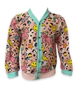 Lola + The Boys 7 Lola + The Boys -Lola + The Boys happy emoji unicorn cardigan lola the boys 29207029874790