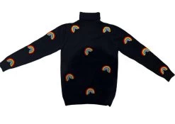 Happy Rainbow Turtleneck 9 Happy Rainbow Turtleneck -Lola + The Boys happy rainbow turtleneck lola the boys 28959127371878