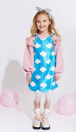 Head In The Clouds Sequin Dress