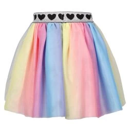 Hearts Rainbow Tutu Skirt -Lola + The Boys hearts rainbow tutu skirt lola the boys 29618748981350