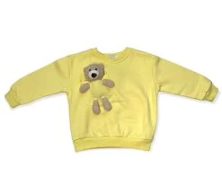 Teddy Buddy Bear Crewneck -Lola + The Boys hoodie teddy bear crewneck lola the boys 28520557379686