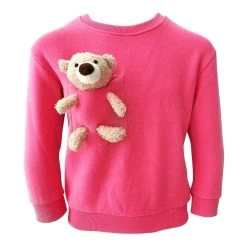 Teddy Buddy Bear Crewneck -Lola + The Boys hoodie teddy bear crewneck preorder ships 9 30 lola the boys 28402322407526