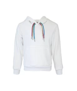 Women's Good Vibes Rainbow Hoodie -Lola + The Boys hoodie women s good vibes rainbow hoodie lola the boys 29626770489446