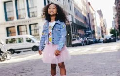 You Rock Painted Denim -Lola + The Boys jacket you rock painted denim lola the boys 29686606299238