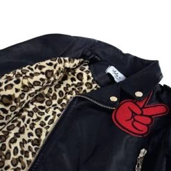 All About The Patch Vegan Leather Jacket -Lola + The Boys jackets bombers girls all about the patch vegan leather jacket lola the boys 11602010308656