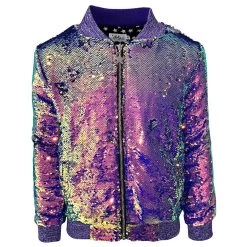 Magic Shimmer Unicorn Bomber -Lola + The Boys jackets bombers magic shimmer unicorn bomber lola the boys 27929690603622