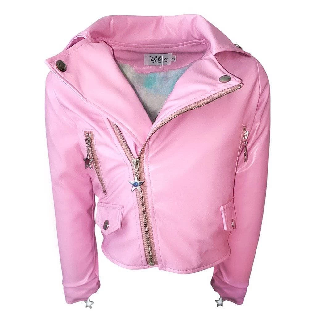 Pink Pearl Vegan Leather Jacket 8 Pink Pearl Vegan Leather Jacket - Image 6