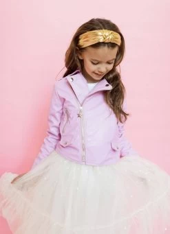 Pink Pearl Vegan Leather Jacket 10 Pink Pearl Vegan Leather Jacket -Lola + The Boys jackets bombers pink pearl vegan leather jacket lola the boys 28379561164902