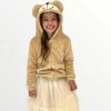 Plush Brown Bear Jacket -Lola + The Boys jackets bombers plush brown bear jacket lola the boys 28589463208038
