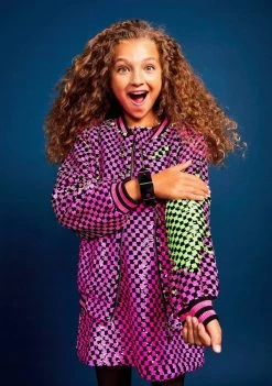 Skater Princess Checkered Jacket