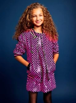 Skater Princess Checkered Jacket -Lola + The Boys jackets bombers skater princess checked jacket pre order ships 10 30 lola the boys 29222048006246