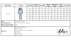 Light Gray Tiger Suit Set -Lola + The Boys jackets bombers tiger suit lola the boys 29093762990182