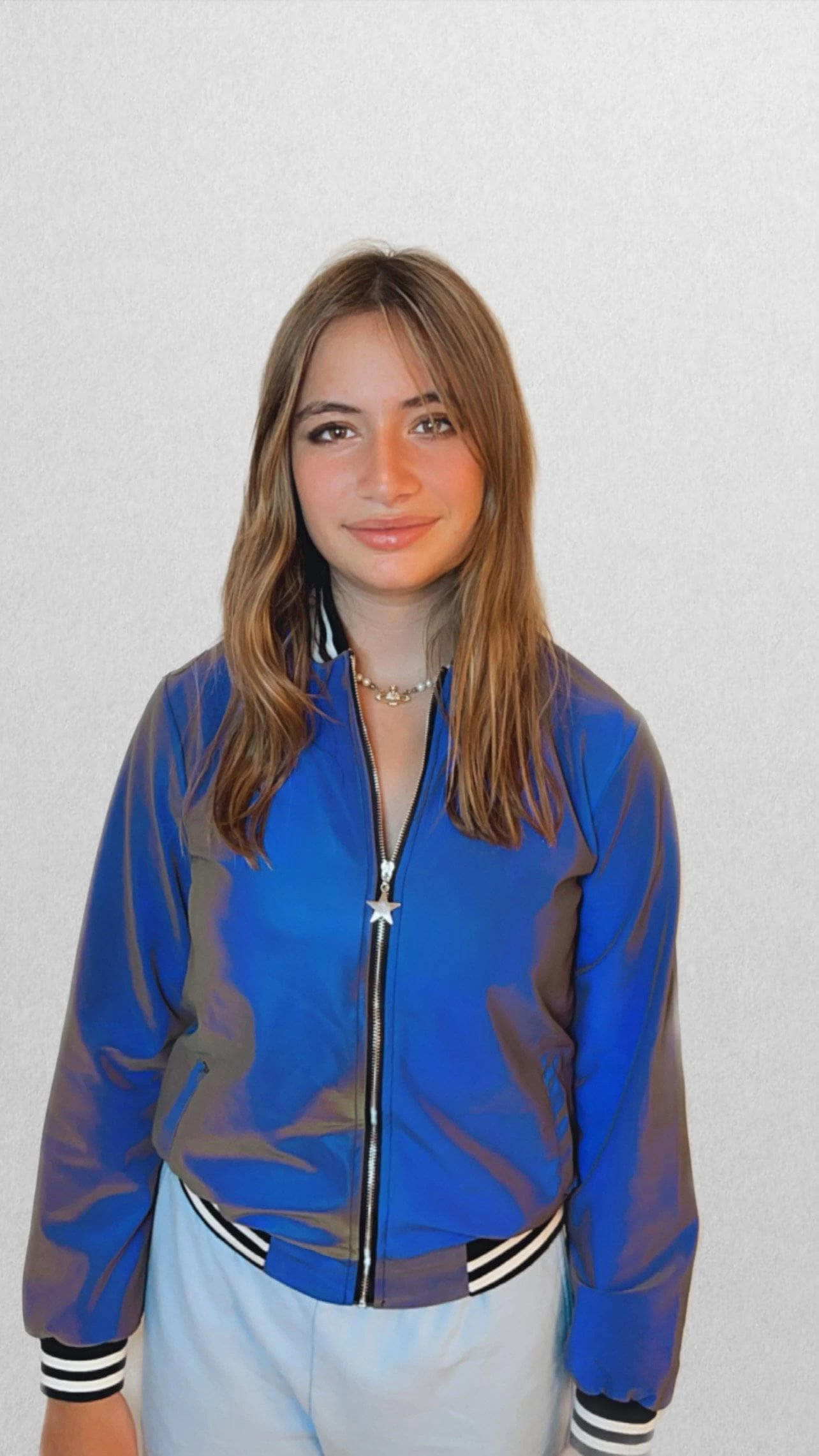 Women's Hologram Reflective Bomber 8 Women's Hologram Reflective Bomber - Image 6