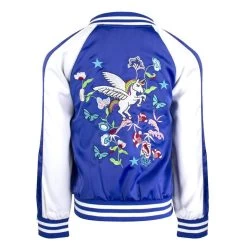 Women's Unicorn Satin Bomber 7 Women's Unicorn Satin Bomber -Lola + The Boys jackets bombers women s unicorn satin bomber lola the boys 2194503598138