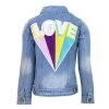 Womens Rainbow LOVE Denim -Lola + The Boys jackets bombers womens rainbow love denim lola the boys 29500392276070