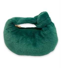 Jade Fuzzy Purse