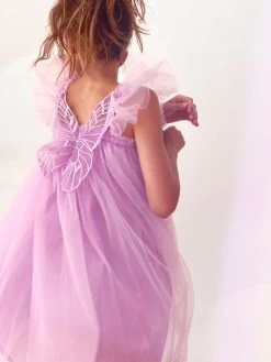 Lavender Butterfly Fairy Dress