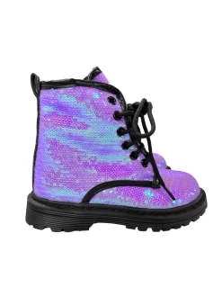 Lavender Sequin Boots -Lola + The Boys lavender sequin boots lola the boys 29406968741990