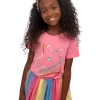 Light Bright Unicorn Tee -Lola + The Boys light bright unicorn tee lola the boys 28993717108838