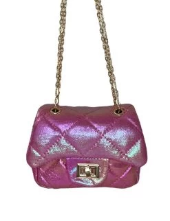 Metallic Coco Mini Purse -Lola + The Boys metallic coco mini purse lola the boys 29612559827046