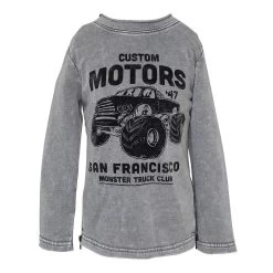 Motors Truck Sweatshirt 8 Motors Truck Sweatshirt -Lola + The Boys monster truck sweatshirt lola the boys 28931645833318
