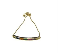 Multi Color Gems Bracelet
