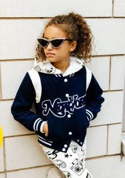 New York Varsity Bomber 12 New York Varsity Bomber -Lola + The Boys new york varsity bomber lola the boys 29145218416742