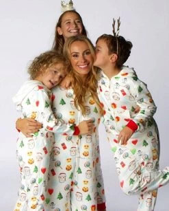 Women's Christmas Emoji Onesie
