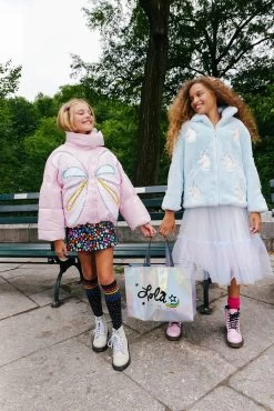 Butterfly Magic Crystal Puffer -Lola + The Boys outerwear butterly magic crystal puffer lola the boys 29649674469478