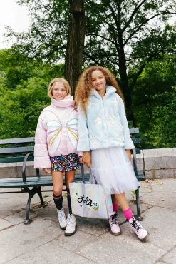 Butterfly Magic Crystal Puffer -Lola + The Boys outerwear butterly magic crystal puffer lola the boys 29649674535014