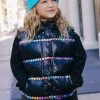 Rainbow Brite Vest 2 Rainbow Brite Vest -Lola + The Boys outerwear rainbow brite vest lola the boys 29686602367078
