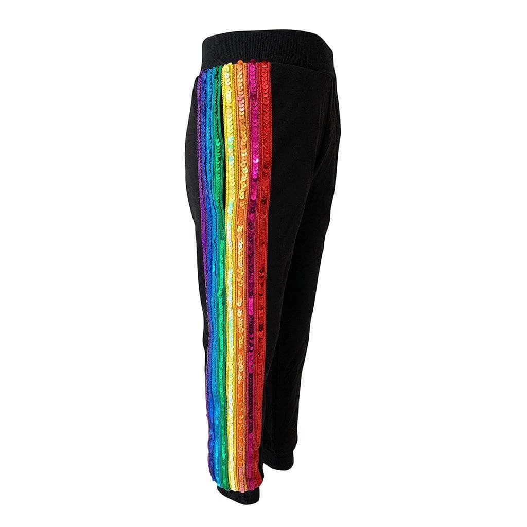 Rainbow Sequin Joggers 5 Rainbow Sequin Joggers - Image 3