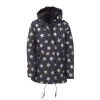 Women's Sequin Star Fur Parka -Lola + The Boys parkas furs sequin star fur parka lola the boys 11918158594096