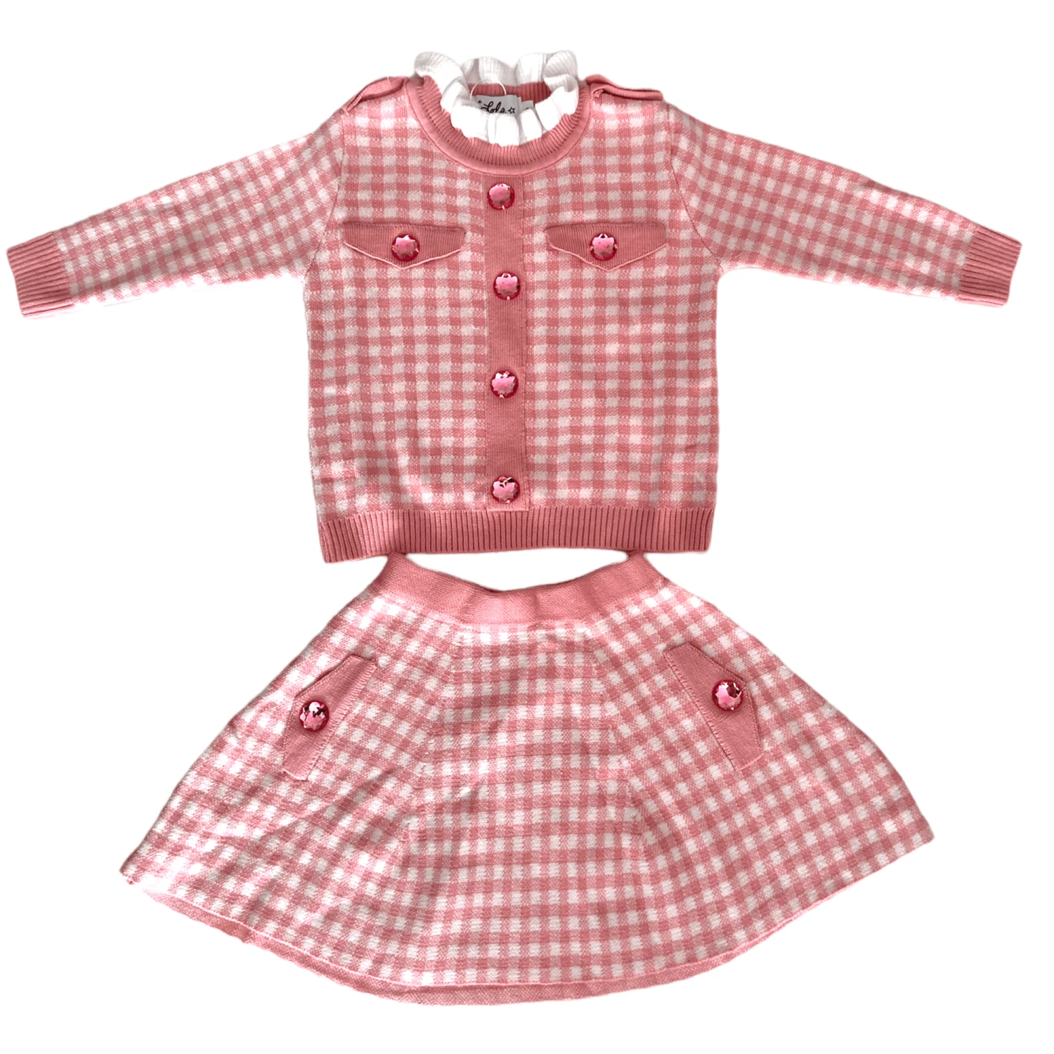 Gingham Gem Sweater Set 11 Gingham Gem Sweater Set - Image 9