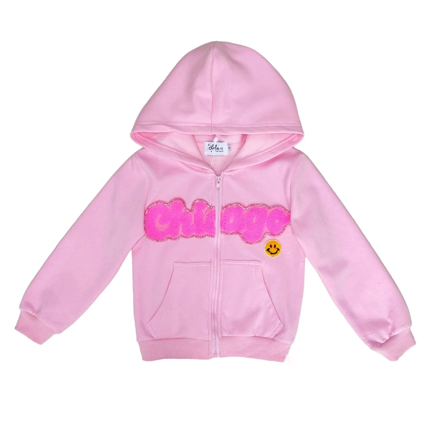 Pinkie Crystal Chicago Hoodie 6 Pinkie Crystal Chicago Hoodie - Image 4