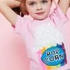 Popcorn And Pearls T-Shirt -Lola + The Boys popcorn and pearls t shirt lola the boys 29630222139494