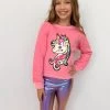 Princess Unicorn Sweatshirt 1 Princess Unicorn Sweatshirt -Lola + The Boys princess unicorn sweatshirt lola the boys 29177270894694