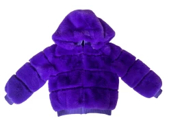 Purple Magic Faux Fur -Lola + The Boys purple magic faux fur lola the boys 29403107688550