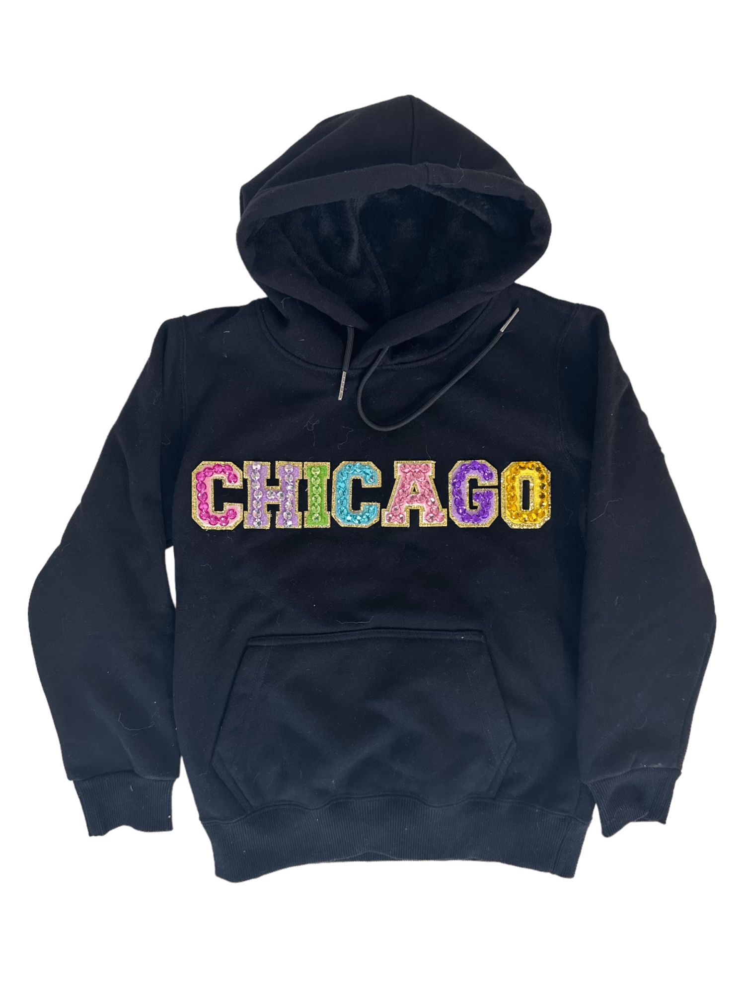 Rainbow Gem Chicago Hoodie 5 Rainbow Gem Chicago Hoodie - Image 3