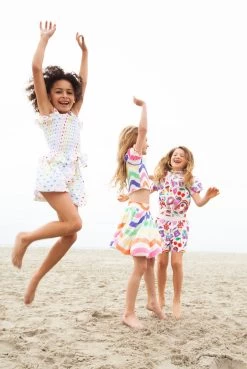 Rainbow Hearts Tank Shorts Set -Lola + The Boys rainbow hearts tank shorts set lola the boys 29590504308838