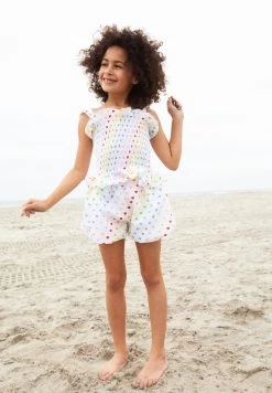 Rainbow Hearts Tank Shorts Set -Lola + The Boys rainbow hearts tank shorts set lola the boys 29590504407142